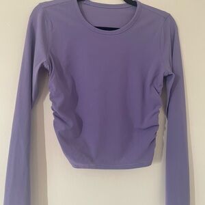Lululemon All It Takes Long Sleeve Top Dark Lavender Size 6
